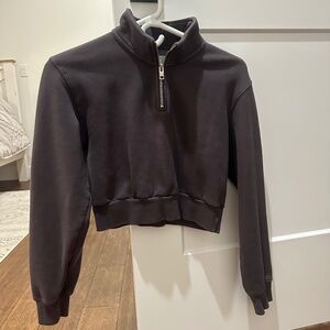 Tna 1/4 crop sweater